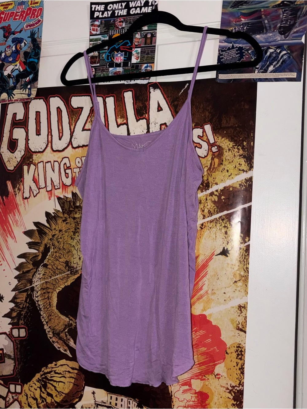 Make + Model Purple Spaghetti Strap Loungewear / Pajama Tank Top